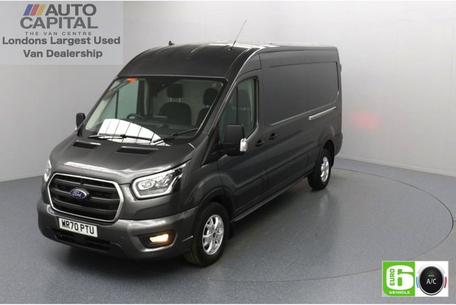 2020 70 FORD TRANSIT 2.0 350 FWD Limited EcoBlue Auto 130 BHP L3 H2 Low Emission