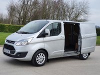 USED 2016 16 FORD TRANSIT CUSTOM 2.2 290 LIMITED LR P/V 124 BHP ** NO VAT ** NO VAT **  2 KEYS