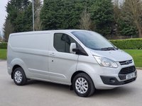 USED 2016 16 FORD TRANSIT CUSTOM 2.2 290 LIMITED LR P/V 124 BHP ** NO VAT ** NO VAT **  2 KEYS