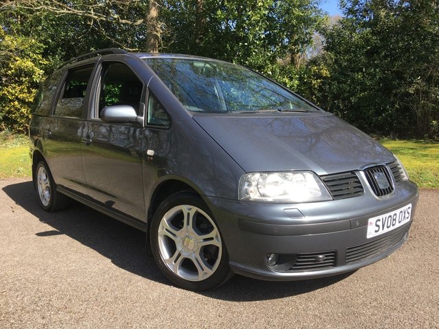 2008 08 Seat Alhambra 2.0 STYLANCE TDI 5d 140 BHP//7 SEATS/ONLY 2 OWNERS FROM NEW/X2 INTEGRAL CHILD SEATS///NEW CAMBELT //WATERPUMP//MOT//SERVICE