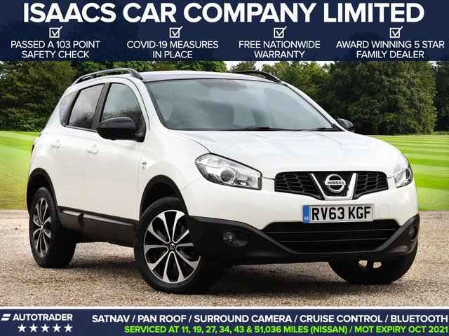 2013 63 NISSAN QASHQAI 1.6 DCI 360 IS 5d 130 BHP