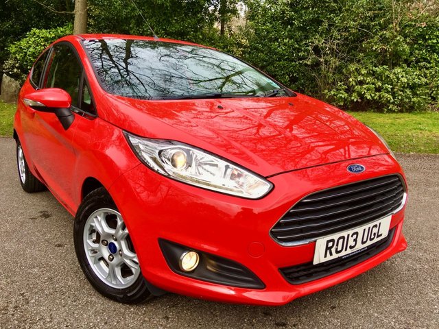 2013 13 Ford Fiesta 1.6 TITANIUM ECONETIC TDCI 3d 94 BHP//ZERO ROAD TAX//1 LADY OWNER//FULL HEATED LEATHER SEATS//REAR PARK ASSIST//ELECTRIC FOLD MIRRORS//FULL SERVICE HISTORY