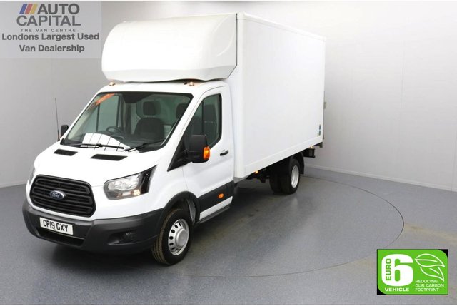 2019 19 FORD TRANSIT 2.0 350 RWD Twin Wheels L4 X-LWB 130 BHP Low Emission Luton