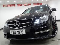 USED 2012 12 MERCEDES-BENZ C-CLASS 6.2 C63 AMG EDITION 125 / AMG PERFORMANCE PACK (487 BHP) MCT 7S 4DR + NAV + HARMAN KARDON + E/M/HEATED DESIGNO 2 TONE LEATHERS + E/SUNROOF + XENON-LEDS + R/CAMERA + PARKTRONIC + PRIVACY + 19S AMG PERFORMANCE PACK+DESIGNO 2 TONE LEATHERS+CAM+HK