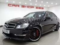 USED 2012 12 MERCEDES-BENZ C-CLASS 6.2 C63 AMG EDITION 125 / AMG PERFORMANCE PACK (487 BHP) MCT 7S 4DR + NAV + HARMAN KARDON + E/M/HEATED DESIGNO 2 TONE LEATHERS + E/SUNROOF + XENON-LEDS + R/CAMERA + PARKTRONIC + PRIVACY + 19S AMG PERFORMANCE PACK+DESIGNO 2 TONE LEATHERS+CAM+HK