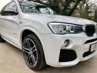USED 2017 17 BMW X3 2.0 XDRIVE20D M SPORT 5d 188 BHP ZERO DEPOSIT FINANCE AVAILABLE