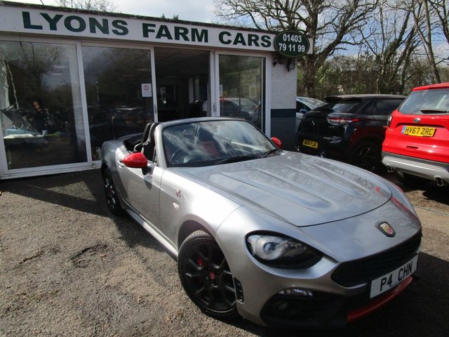 2018 67 Abarth 124 1.4 SPIDER MULTIAIR 2d 170 BHP *REAR SENSORS + SAT NAV + BOSE SOUND*
