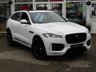 USED 2017 67 JAGUAR F-PACE 2.0 R-SPORT AWD 5d 238 BHP Finished in FUJI WHITE MET with contrasting EBONY/IVORY FULL HEATED LEATHER TRIM. The Jaguar F-Pace is a large, stylish family car and one of the few SUVs on sale that is genuinely good fun to drive. It has a host of features that include Black Pack, Panoramic Roof, Sat Nav, Ebony/Ivory heated Leather, DAB Radio, Power rear Boot, Rear View Camera and much more. Guy Salmon Jaguar Dealer serviced at 21452 miles, 42506 miles and at 63569 miles. 12 Months MOT.
