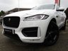 USED 2017 67 JAGUAR F-PACE 2.0 R-SPORT AWD 5d 238 BHP Finished in FUJI WHITE MET with contrasting EBONY/IVORY FULL HEATED LEATHER TRIM. The Jaguar F-Pace is a large, stylish family car and one of the few SUVs on sale that is genuinely good fun to drive. It has a host of features that include Black Pack, Panoramic Roof, Sat Nav, Ebony/Ivory heated Leather, DAB Radio, Power rear Boot, Rear View Camera and much more. Guy Salmon Jaguar Dealer serviced at 21452 miles, 42506 miles and at 63569 miles. 12 Months MOT.