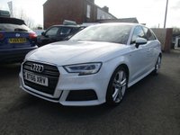 USED 2016 66 AUDI A3 2.0 TDI S LINE 5d 148 BHP AUDI A3 2.0 TDI S-LINE S/S SPORTBACK