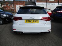 USED 2016 66 AUDI A3 2.0 TDI S LINE 5d 148 BHP AUDI A3 2.0 TDI S-LINE S/S SPORTBACK