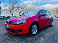USED 2012 12 VOLKSWAGEN GOLF 1.6 MATCH TDI BLUEMOTION TECHNOLOGY 5d 103 BHP &pound;20 Road Tax!!