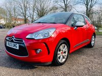 USED 2013 13 CITROEN DS3 1.6 E-HDI DSTYLE 3d 90 BHP &pound;0 ROAD TAX