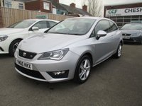 USED 2016 66 SEAT IBIZA 1.2 TSI FR TECHNOLOGY 3d 109 BHP SEAT IBIZA 1.2 TSI FR TECHNOLOGY