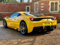 USED 2017 17 FERRARI 458 SPECIALE 4.5 2d 597 BHP TAILOR MADE/ GIALLO ORION/ VATQ/ FRONT AXLE LIFT/ CARBON ENGINE BAY/ REVERSE CAMERA