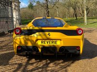 USED 2017 17 FERRARI 458 SPECIALE 4.5 2d 597 BHP TAILOR MADE/ GIALLO ORION/ VATQ/ FRONT AXLE LIFT/ CARBON ENGINE BAY/ REVERSE CAMERA