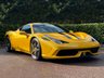 USED 2017 17 FERRARI 458 SPECIALE 4.5 2d 597 BHP TAILOR MADE/ GIALLO ORION/ VATQ/ FRONT AXLE LIFT/ CARBON ENGINE BAY/ REVERSE CAMERA