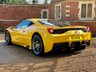 USED 2017 17 FERRARI 458 SPECIALE 4.5 2d 597 BHP TAILOR MADE/ GIALLO ORION/ VATQ/ FRONT AXLE LIFT/ CARBON ENGINE BAY/ REVERSE CAMERA