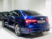 USED 2018 18 AUDI A3 2.0L S3 TFSI QUATTRO BLACK EDITION 4d 306 BHP Stunning Navarra Blue, Virtual Cockpit, 1 Owner