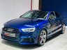 USED 2018 18 AUDI A3 2.0L S3 TFSI QUATTRO BLACK EDITION 4d 306 BHP Stunning Navarra Blue, Virtual Cockpit, 1 Owner