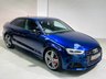 USED 2018 18 AUDI A3 2.0L S3 TFSI QUATTRO BLACK EDITION 4d 306 BHP Stunning Navarra Blue, Virtual Cockpit, 1 Owner