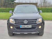 USED 2013 63 VOLKSWAGEN AMAROK 2.0 DC TDI HIGHLINE 4MOTION 180 BHP ** NO VAT **+ FULL LEATHER +SAT NAV