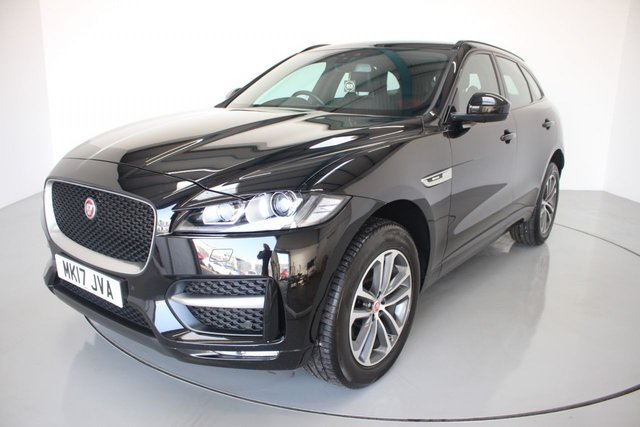 2017 17 Jaguar F-Pace 2.0 R-SPORT AWD 5d AUTO-1 OWNER CAR-HEATED FRONT SEATS-RED AND BLACK LEATHER-BLUETOOTH-CRUISE CONTROL-SATNAV-REVERSE CAMERA-DAB RADIO-CLIMATE CONTROL
