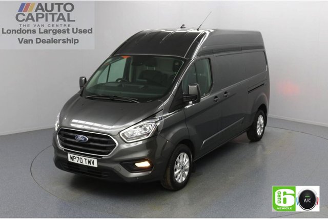 2020 70 FORD TRANSIT CUSTOM 2.0 300 Limited EcoBlue Auto 170 BHP L2 H2 Euro 6 Low Emission