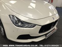 USED 2015 64 MASERATI GHIBLI RARE MASERATI GHIBLI S 3.0 V6 BITURBO AUTO 410 BHP PEARL WHITE FREE UK DELIVERY*VIDEO AVAILABLE* FINANCE ARRANGED* PART EX*HPI CLEAR