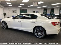 USED 2015 64 MASERATI GHIBLI RARE MASERATI GHIBLI S 3.0 V6 BITURBO AUTO 410 BHP PEARL WHITE FREE UK DELIVERY*VIDEO AVAILABLE* FINANCE ARRANGED* PART EX*HPI CLEAR