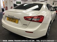 USED 2015 64 MASERATI GHIBLI RARE MASERATI GHIBLI S 3.0 V6 BITURBO AUTO 410 BHP PEARL WHITE FREE UK DELIVERY*VIDEO AVAILABLE* FINANCE ARRANGED* PART EX*HPI CLEAR