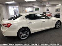 USED 2015 64 MASERATI GHIBLI RARE MASERATI GHIBLI S 3.0 V6 BITURBO AUTO 410 BHP PEARL WHITE FREE UK DELIVERY*VIDEO AVAILABLE* FINANCE ARRANGED* PART EX*HPI CLEAR