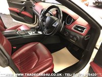 USED 2015 64 MASERATI GHIBLI RARE MASERATI GHIBLI S 3.0 V6 BITURBO AUTO 410 BHP PEARL WHITE FREE UK DELIVERY*VIDEO AVAILABLE* FINANCE ARRANGED* PART EX*HPI CLEAR