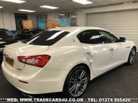 USED 2015 64 MASERATI GHIBLI RARE MASERATI GHIBLI S 3.0 V6 BITURBO AUTO 410 BHP PEARL WHITE FREE UK DELIVERY*VIDEO AVAILABLE* FINANCE ARRANGED* PART EX*HPI CLEAR