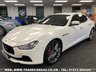 USED 2015 64 MASERATI GHIBLI RARE MASERATI GHIBLI S 3.0 V6 BITURBO AUTO 410 BHP PEARL WHITE FREE UK DELIVERY*VIDEO AVAILABLE* FINANCE ARRANGED* PART EX*HPI CLEAR