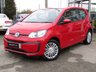 USED 2018 68 VOLKSWAGEN UP 1.0 MOVE UP BLUEMOTION TECHNOLOGY 3d 60 BHP Still under VW WARRANTY until 27th September 2021. Finished Tornado Red with contrasting Grey Cloth trim. The Volkswagen Up is one of the best city cars on sale at the moment. Ideal small family car which is efficient, fun and surprisingly spacious. Great features as standard, including 15" alloys, DAB Radio, B/Tooth, Air Con, 2 Keys and very low mileage.