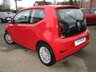 USED 2018 68 VOLKSWAGEN UP 1.0 MOVE UP BLUEMOTION TECHNOLOGY 3d 60 BHP Still under VW WARRANTY until 27th September 2021. Finished Tornado Red with contrasting Grey Cloth trim. The Volkswagen Up is one of the best city cars on sale at the moment. Ideal small family car which is efficient, fun and surprisingly spacious. Great features as standard, including 15" alloys, DAB Radio, B/Tooth, Air Con, 2 Keys and very low mileage.