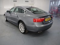 USED 2014 14 AUDI A5 2.0 SPORTBACK TDI SE TECHNIK 5d 134 BHP WITH OPTIONAL EXTRAS OF HEATED FRONT SEATS AND METALLIC FINISH ITS STANDS OUT FROM YOUR STANDARD A5.THE SPORTBACK IS A 5 DOOR SALOON WITH A HATCHBACK TAILAGTE. THE AUDI A5 HAS EXCELLENT BUILD AND RELIABILITY QUALITIES