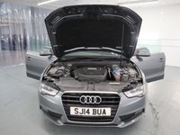 USED 2014 14 AUDI A5 2.0 SPORTBACK TDI SE TECHNIK 5d 134 BHP WITH OPTIONAL EXTRAS OF HEATED FRONT SEATS AND METALLIC FINISH ITS STANDS OUT FROM YOUR STANDARD A5.THE SPORTBACK IS A 5 DOOR SALOON WITH A HATCHBACK TAILAGTE. THE AUDI A5 HAS EXCELLENT BUILD AND RELIABILITY QUALITIES