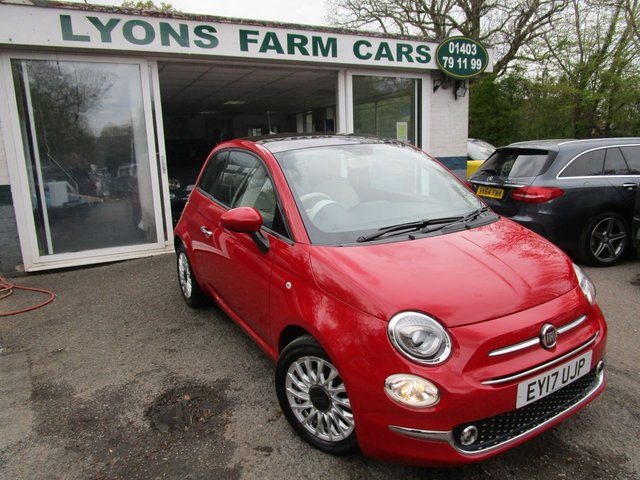 2017 17 Fiat 500 0.9 TWINAIR LOUNGE 3d 105 BHP
