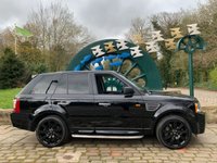 USED 2008 K LAND ROVER RANGE ROVER SPORT 3.6 TDV8 SPORT HST 5d 269 BHP STUNNING RANGE ROVER SPORT 3.6 TDV8 HST - AUTOMATIC - 4X4 - FULL BLACK LEATHER - 21 INCH FULLY REFURBISHED GLOSS BLACK ALLOYS
