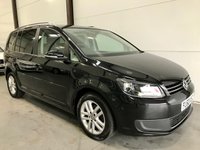 USED 2013 63 VOLKSWAGEN TOURAN 1.6L SE TDI BLUEMOTION TECHNOLOGY 5d 103 BHP Low Mileage, 7 Seat, Blue Tech