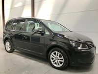 USED 2013 63 VOLKSWAGEN TOURAN 1.6L SE TDI BLUEMOTION TECHNOLOGY 5d 103 BHP Low Mileage, 7 Seat, Blue Tech