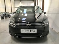 USED 2013 63 VOLKSWAGEN TOURAN 1.6L SE TDI BLUEMOTION TECHNOLOGY 5d 103 BHP Low Mileage, 7 Seat, Blue Tech