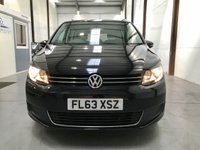 USED 2013 63 VOLKSWAGEN TOURAN 1.6L SE TDI BLUEMOTION TECHNOLOGY 5d 103 BHP Low Mileage, 7 Seat, Blue Tech