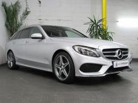 USED 2015 64 MERCEDES-BENZ C CLASS 2.1 C220 BLUETEC AMG LINE PREMIUM 5d 170 BHP &pound;30 ROAD TAX SAT NAV PAN SUNROOF LEATHER