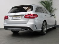 USED 2015 64 MERCEDES-BENZ C CLASS 2.1 C220 BLUETEC AMG LINE PREMIUM 5d 170 BHP &pound;30 ROAD TAX SAT NAV PAN SUNROOF LEATHER