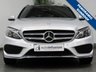 USED 2015 64 MERCEDES-BENZ C CLASS 2.1 C220 BLUETEC AMG LINE PREMIUM 5d 170 BHP &pound;30 ROAD TAX SAT NAV PAN SUNROOF LEATHER