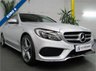 USED 2015 64 MERCEDES-BENZ C CLASS 2.1 C220 BLUETEC AMG LINE PREMIUM 5d 170 BHP &pound;30 ROAD TAX SAT NAV PAN SUNROOF LEATHER