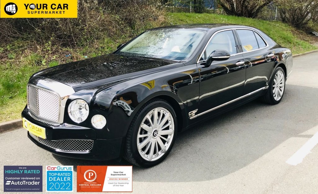 USED 2012 62 BENTLEY MULSANNE 6.8 V8 MDS 4d 505 BHP FULL BENTLEY SERVICE HISTORY --- MULLINER DRIVING SPEC ---